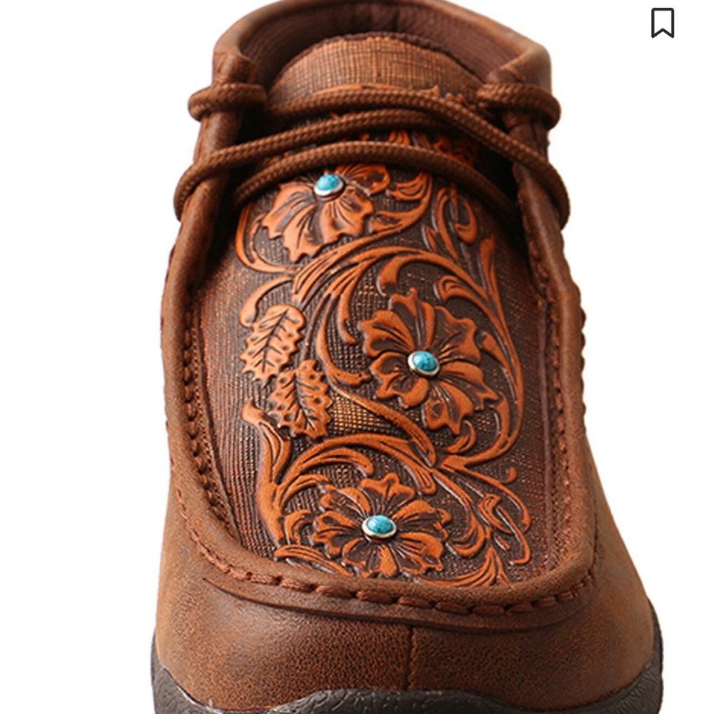 Twisted X WOMEN'S TOOLED CHUKKA DRIVING MOCS